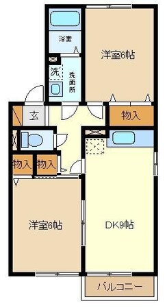 オードリー・モア参番館の物件間取画像